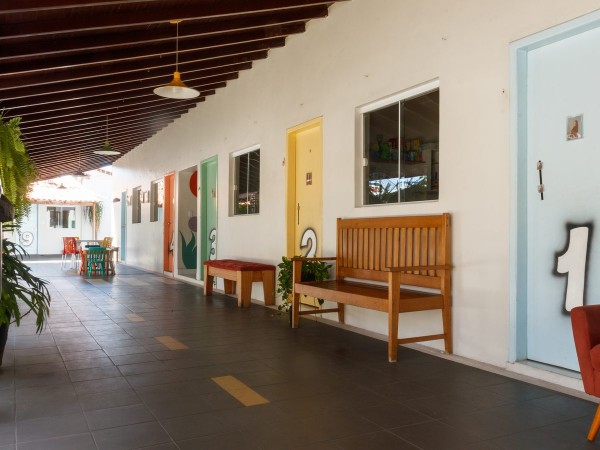 Corredor de acesso às salas de terapia