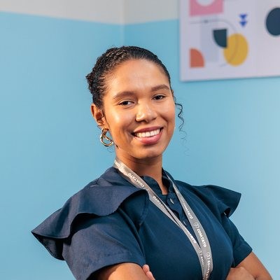 Alice Tomé, auxiliar administrativo na ComTato